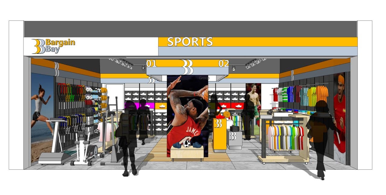 Bargain Bay Store — Sports Section